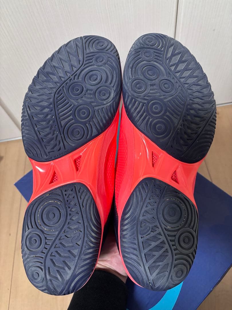 asics バレーボールシューズ TVR492 28.0cm オレンジ