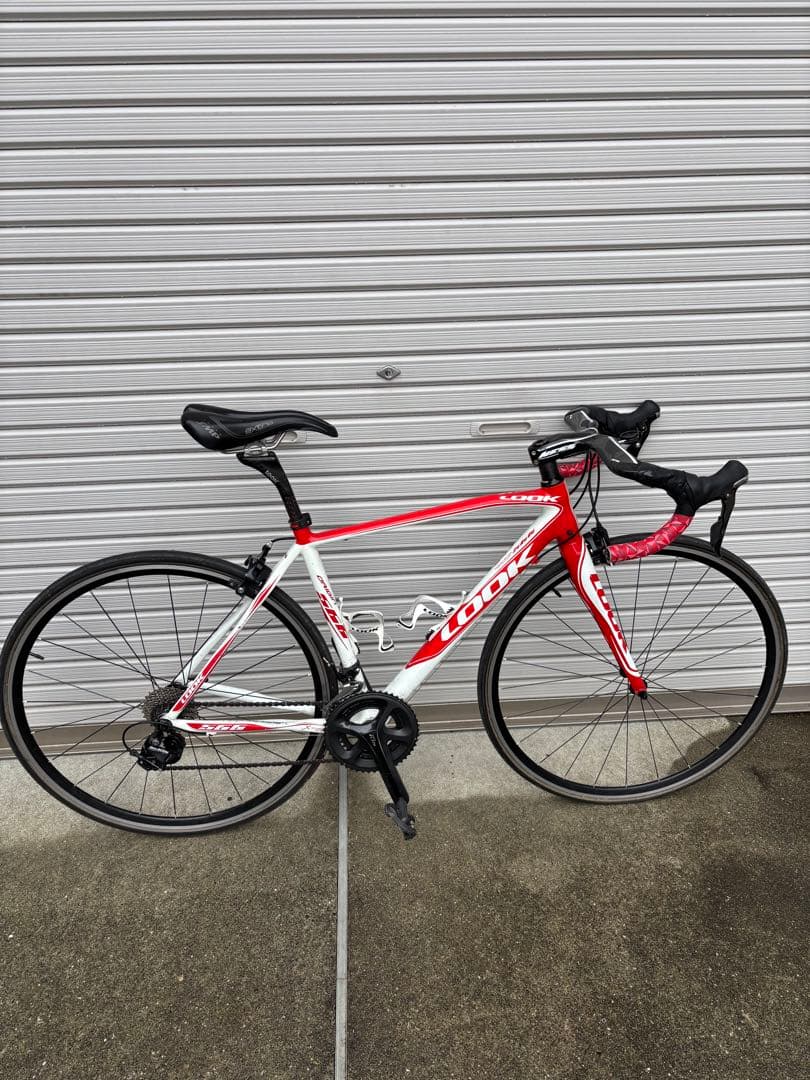 LOOK 566 XS 105コンポ　ロードバイク 赤/白 700C