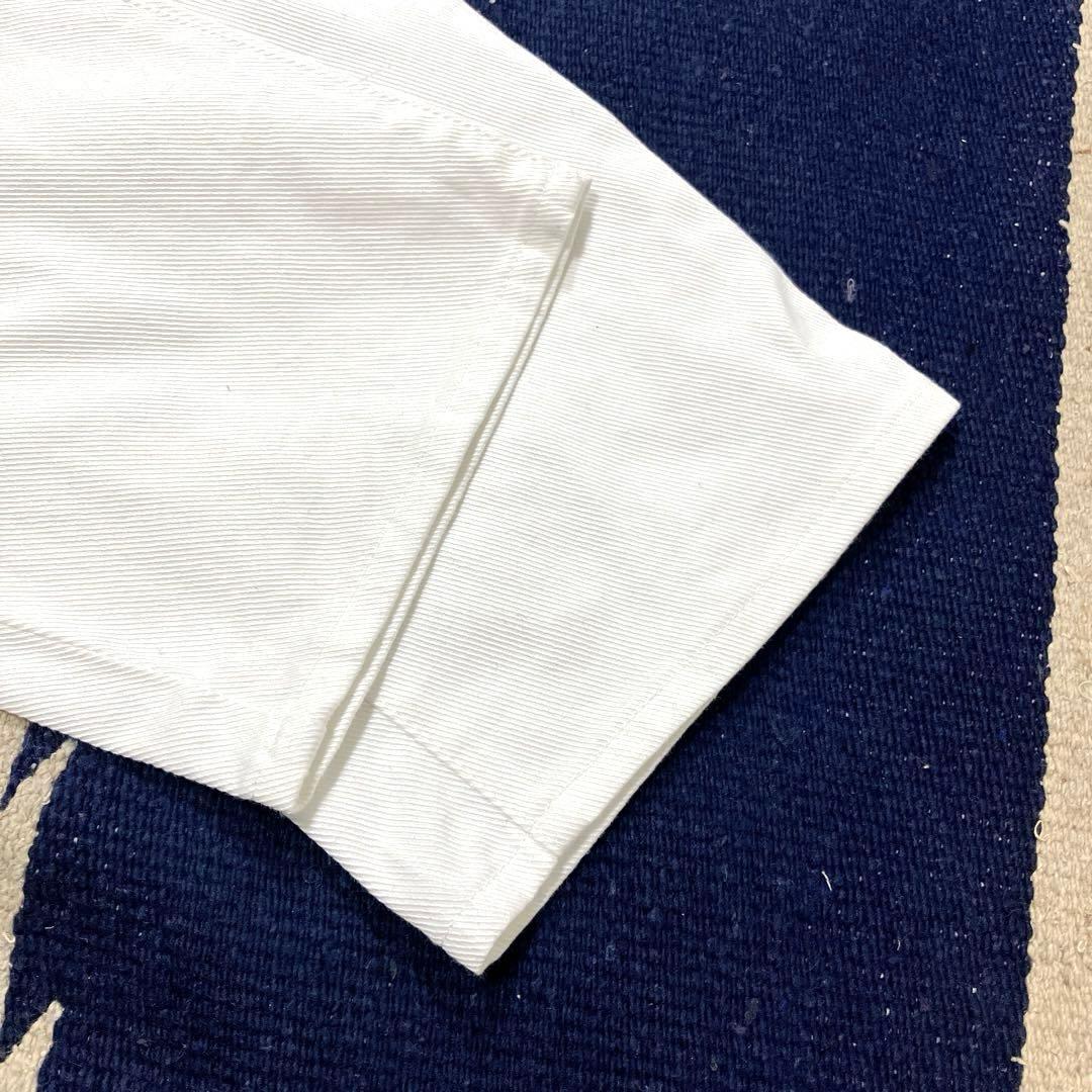 PEARLY GATES GOLF デニムパンツ　4 ストレッチ　白　ロゴ刺繍