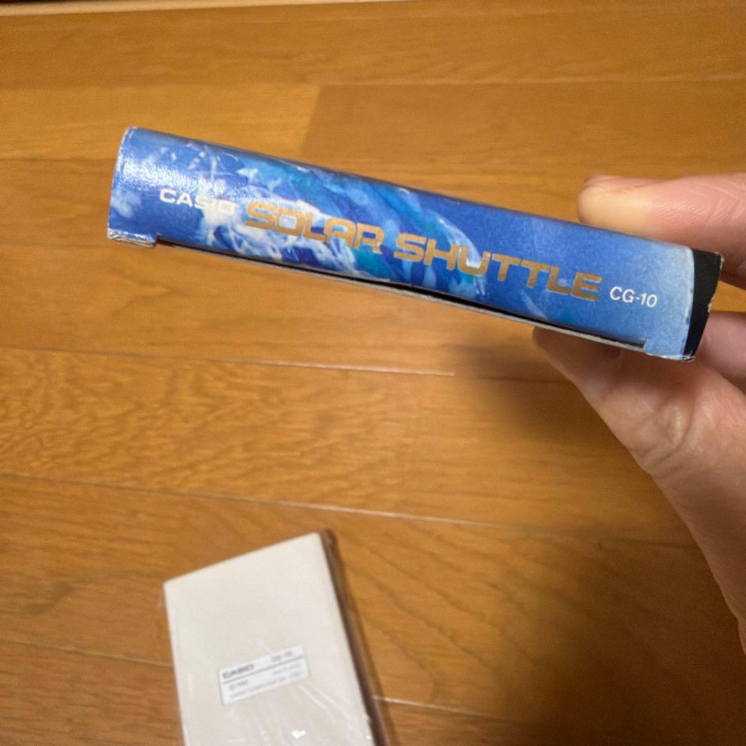 レア　カシオ SOLAR&SHUTTLE CG-10 未使用近い　美品　箱付き