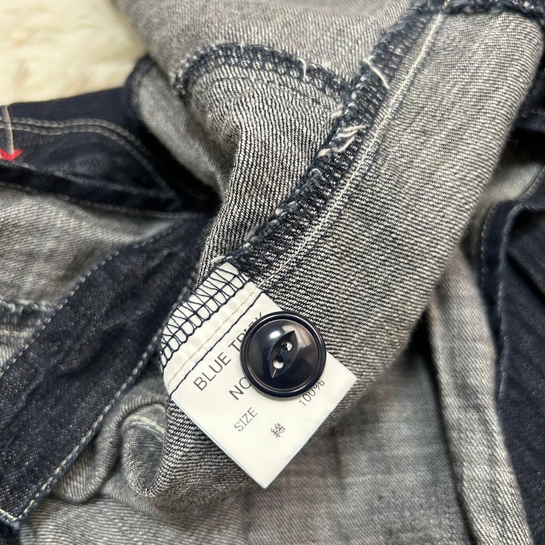 ✨ BlueTrick OKAYAMA ブルートリック　デニム　エプロン　ブルー