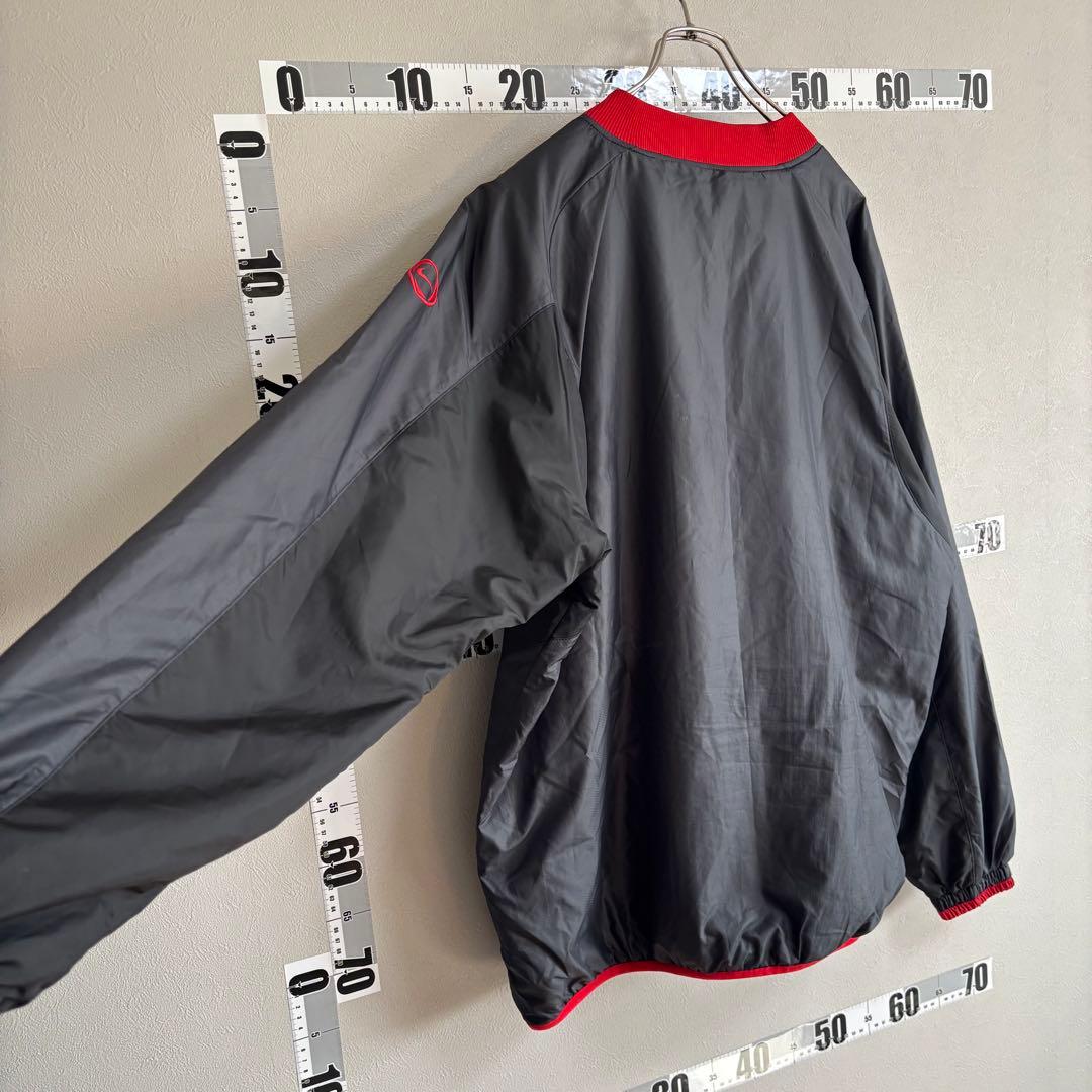 ピステ ナイキ NIKE ナイロンジャケット 黒 赤 白 XL 大きめ ビック