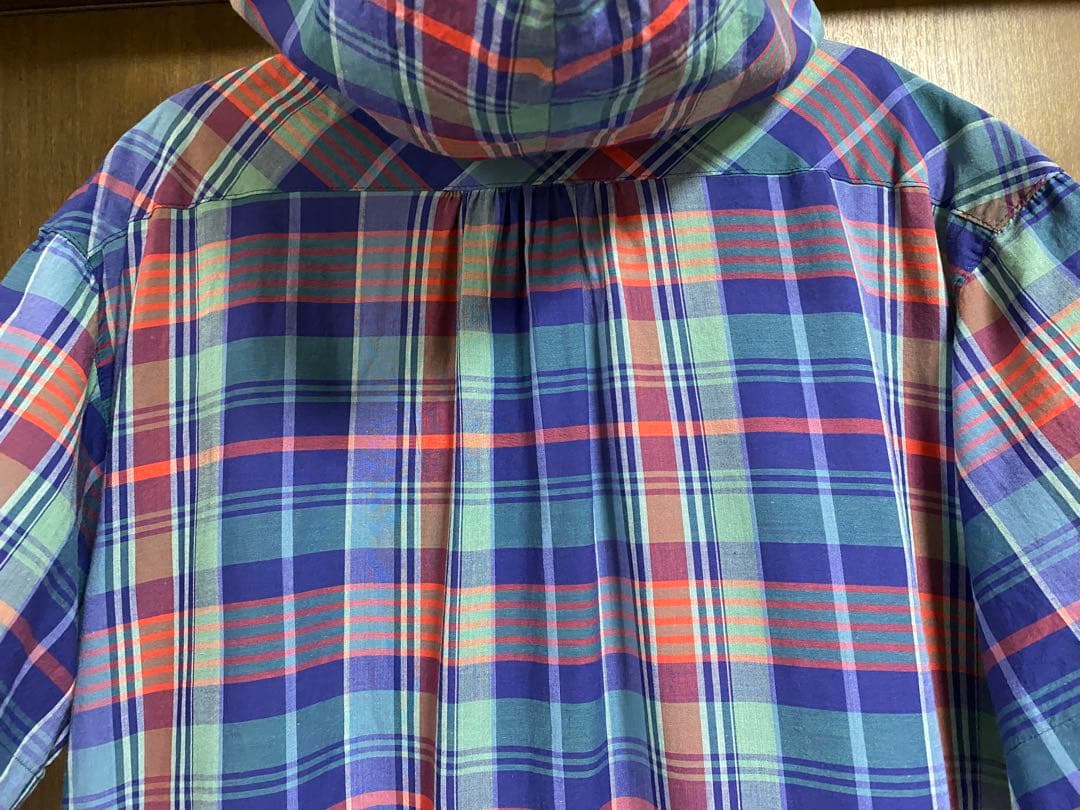 ピンクハウス　フード付きチェックワンピース