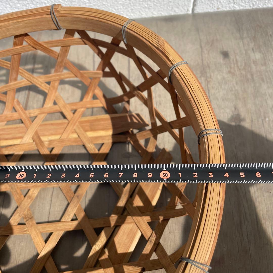 昭和レトロ　竹籠　竹細工❻個セット