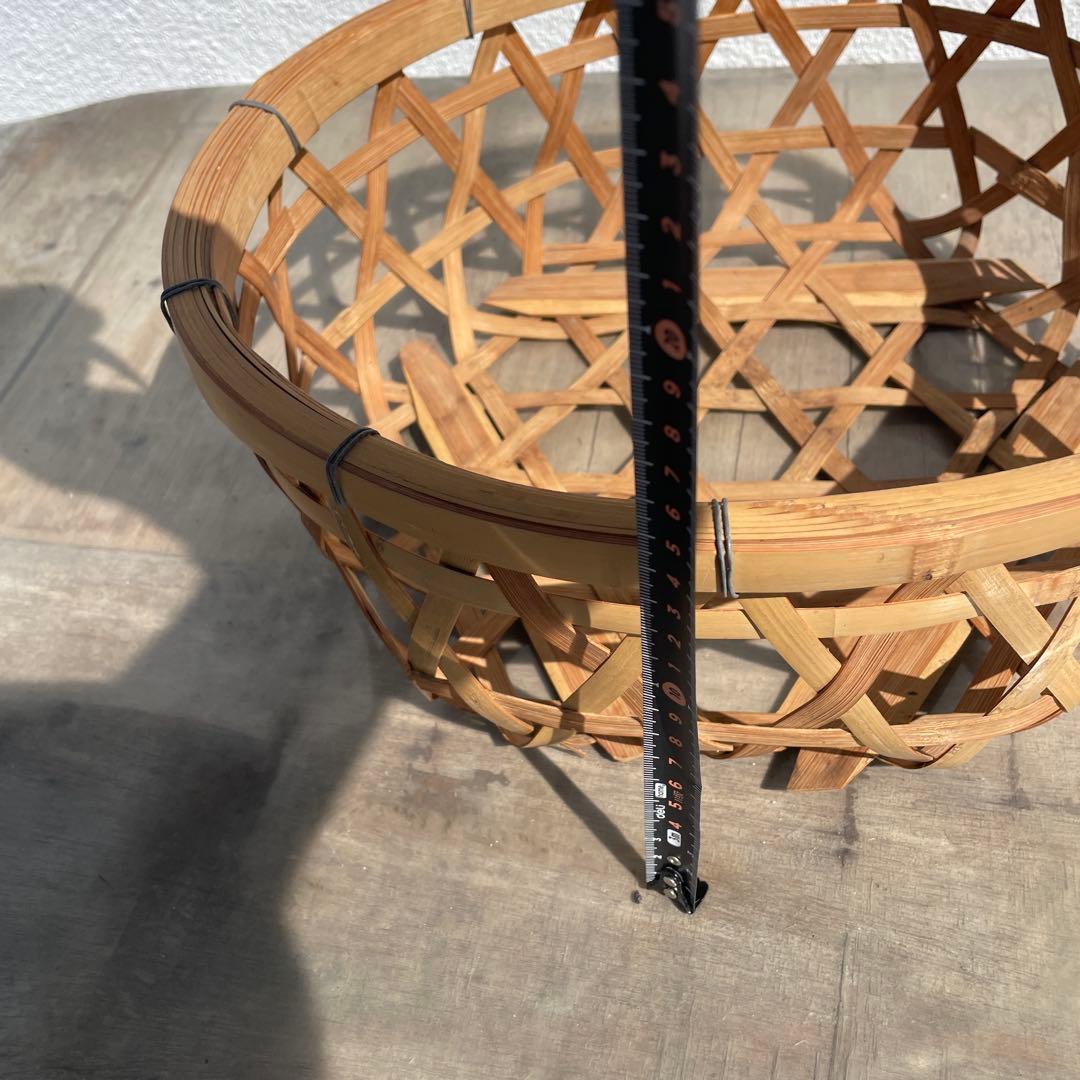 昭和レトロ　竹籠　竹細工❻個セット