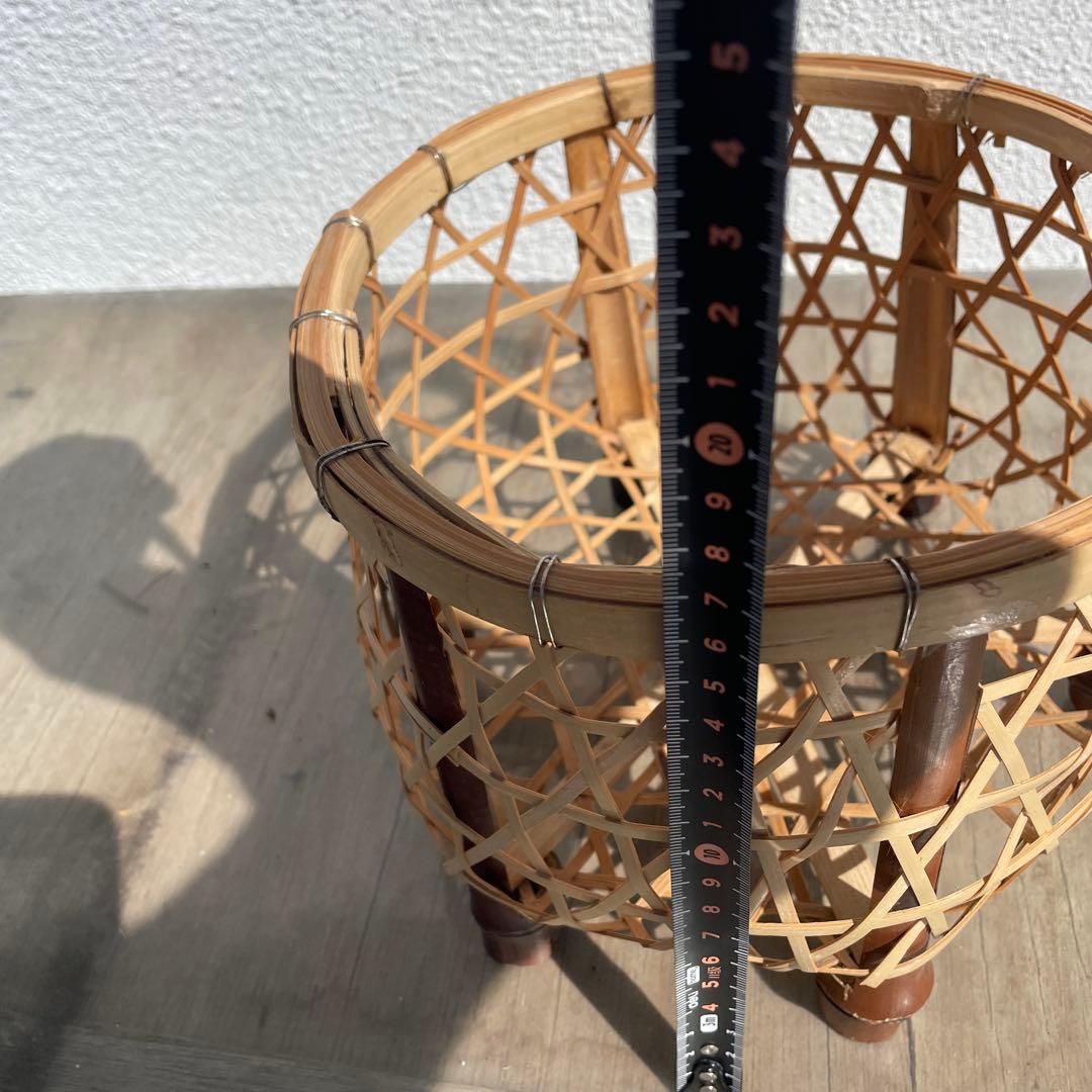 昭和レトロ　竹籠　竹細工❻個セット