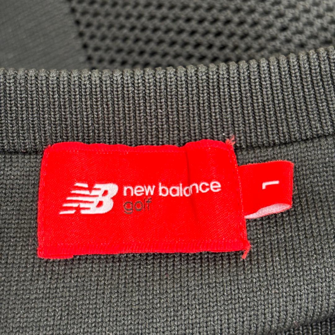 ★美品★ new balance golf メッシュジャケット M ブラック