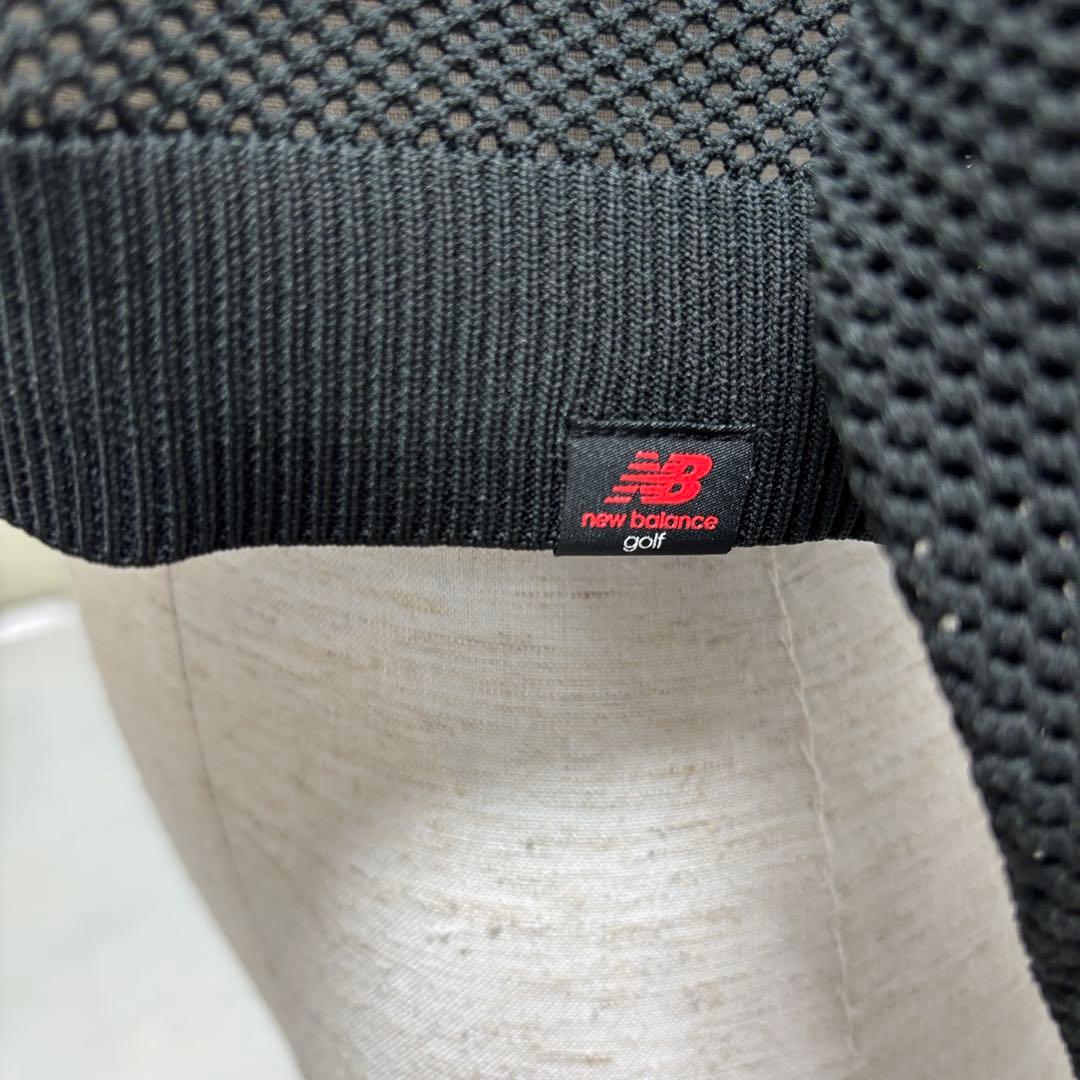 ★美品★ new balance golf メッシュジャケット M ブラック