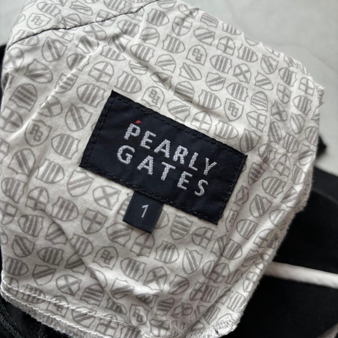 PEARLY GATES パーリーゲイツ ストレッチロングパンツ ロゴ刺繍 1