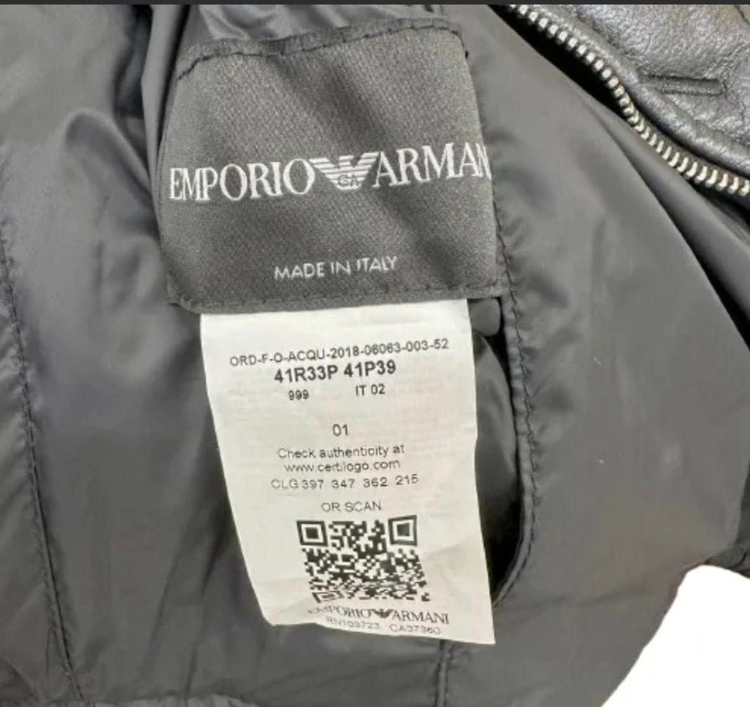 GACKT着用 EMPORIO ARMANI ラムレザーブルゾン リバーシブル