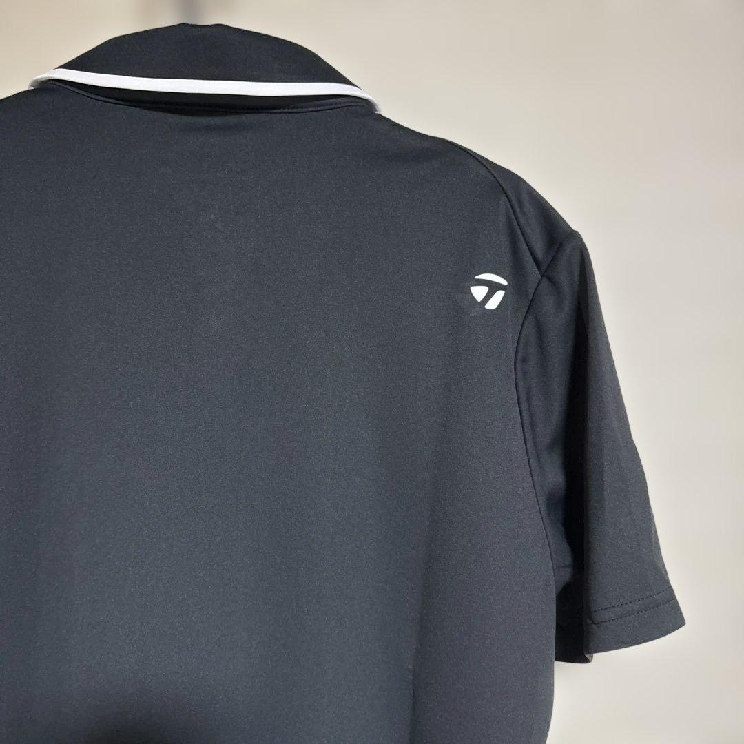 テーラーメイド　ゴルフウェア　半袖ポロシャツ　 M サイズ　ライトブラック