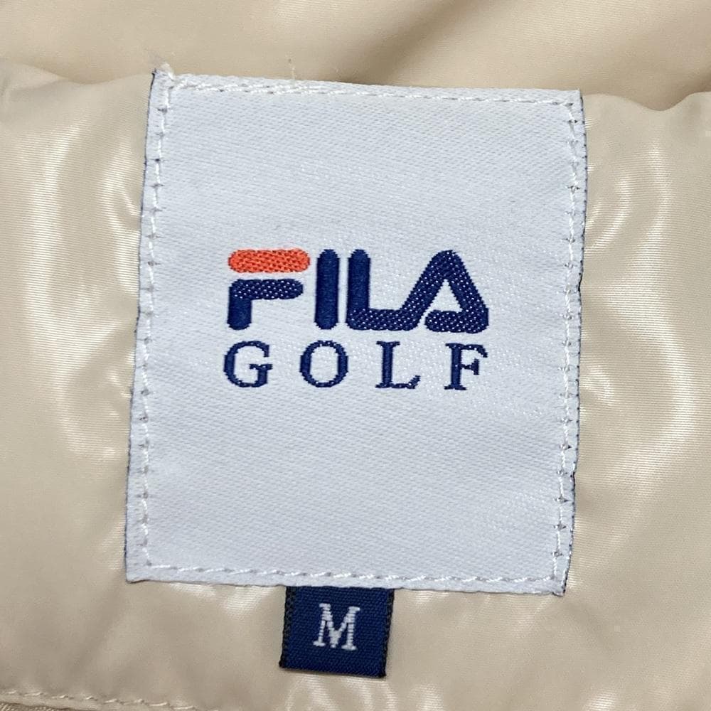 【GOLFウェア】FILA GOLF ロングダウン ジャケット ウェア 刺繍