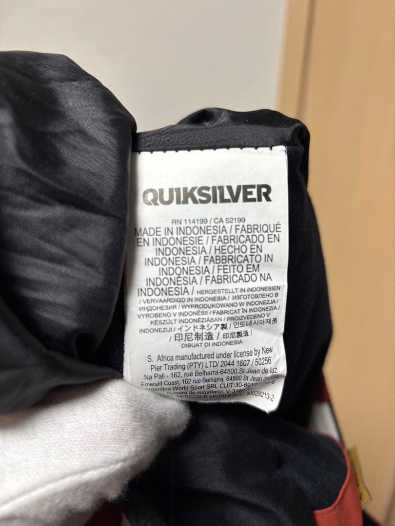 クィックシルバーQUIKSILVER スノーボードパンツEQYTP03119