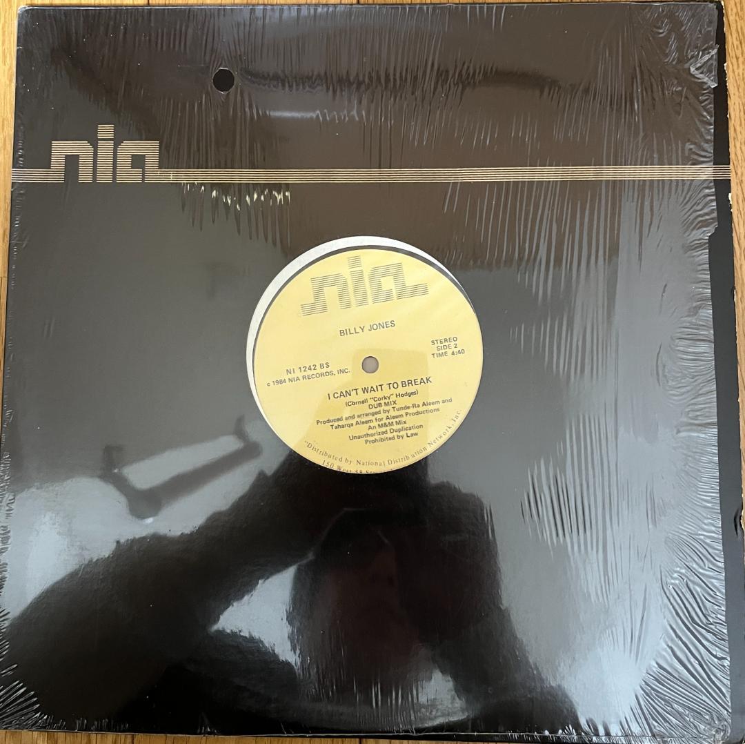 洋楽 BILLY JONES I CAN'T WAIT TO BREAK