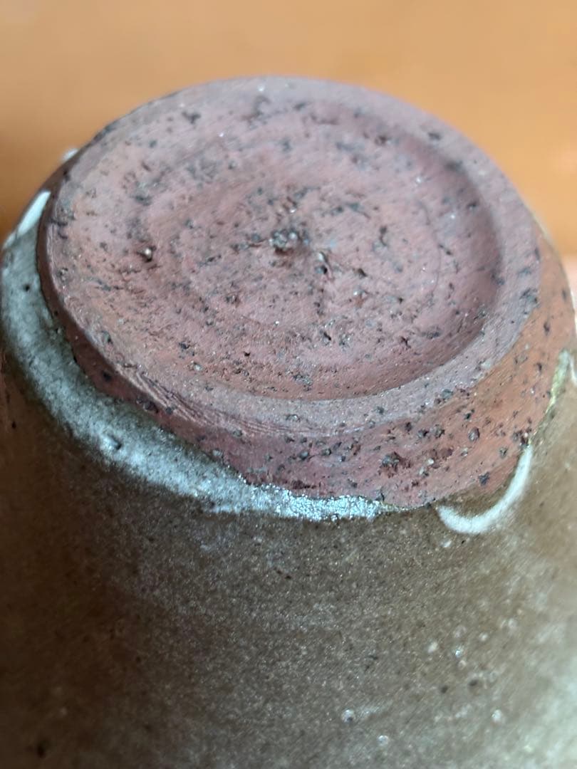 古武雄内田窯藁灰釉無地唐津碗　検弓野