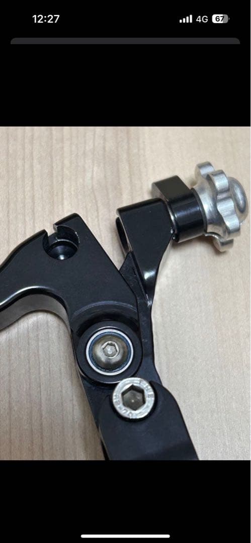 Paul ブラック ブレーキレバー　PAUL CANTI LEVER (右)