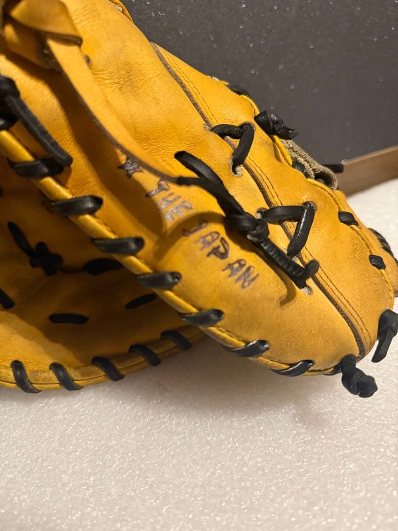 ★即戦力★人気★ Zeemsジームス 硬式用 ファーストミット 紐切れ無し ②