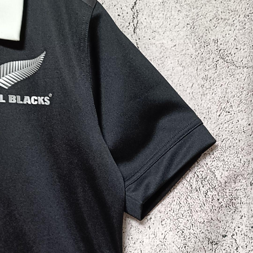 【新品 未使用】アディダス オールブラックス 半袖 ラガーシャツ サイズS