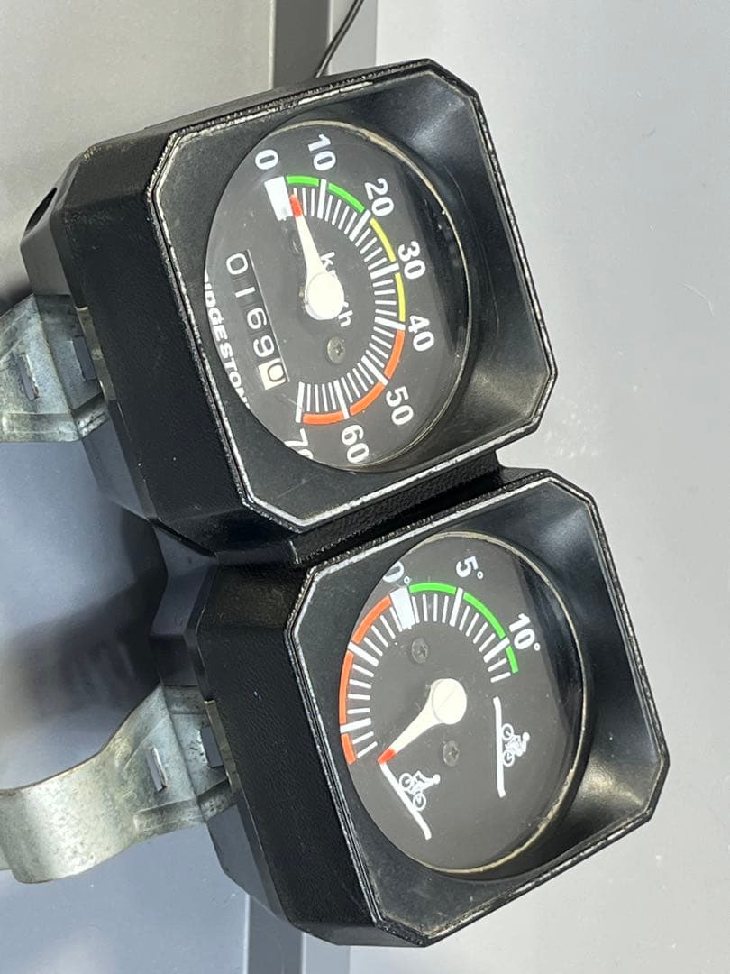 ブリヂストン　アナログ　スピードメーター　スーパーカー自転車　当時物