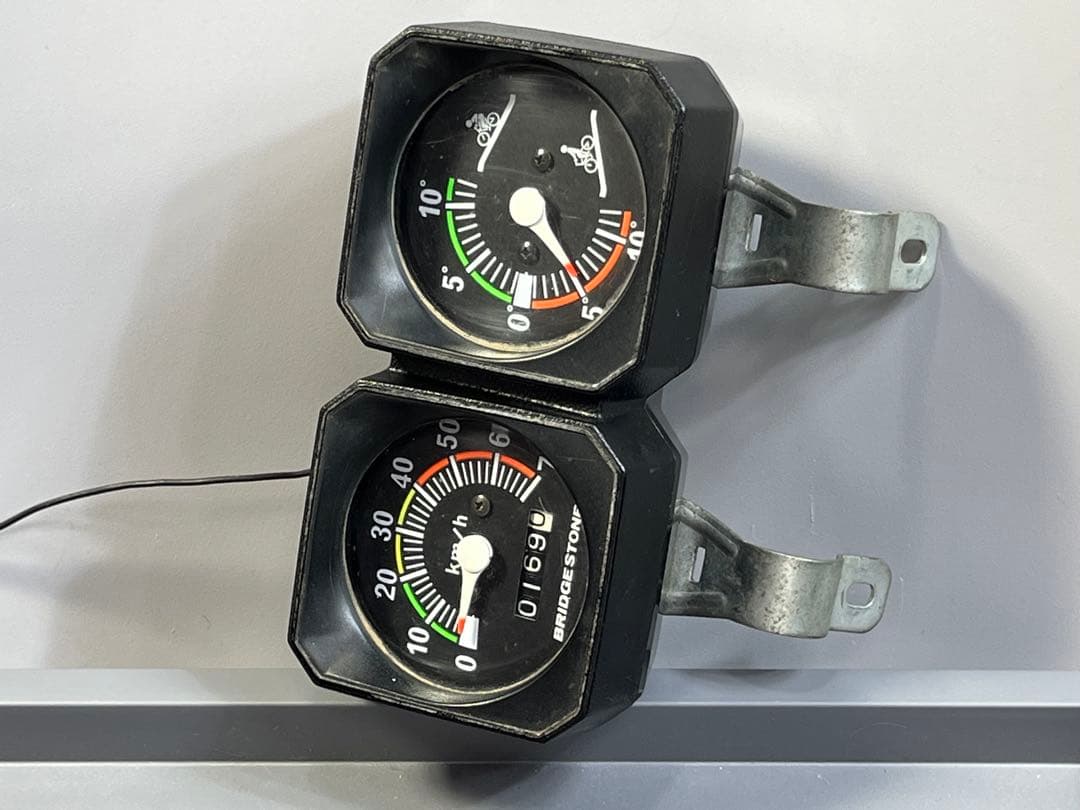 ブリヂストン　アナログ　スピードメーター　スーパーカー自転車　当時物