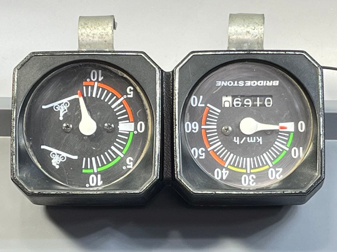 ブリヂストン　アナログ　スピードメーター　スーパーカー自転車　当時物