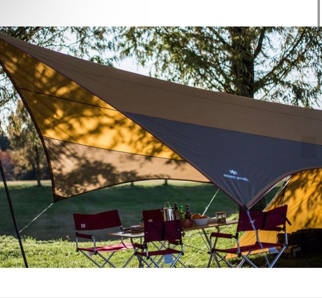  peak TTセットテントとタープ マットシート付き