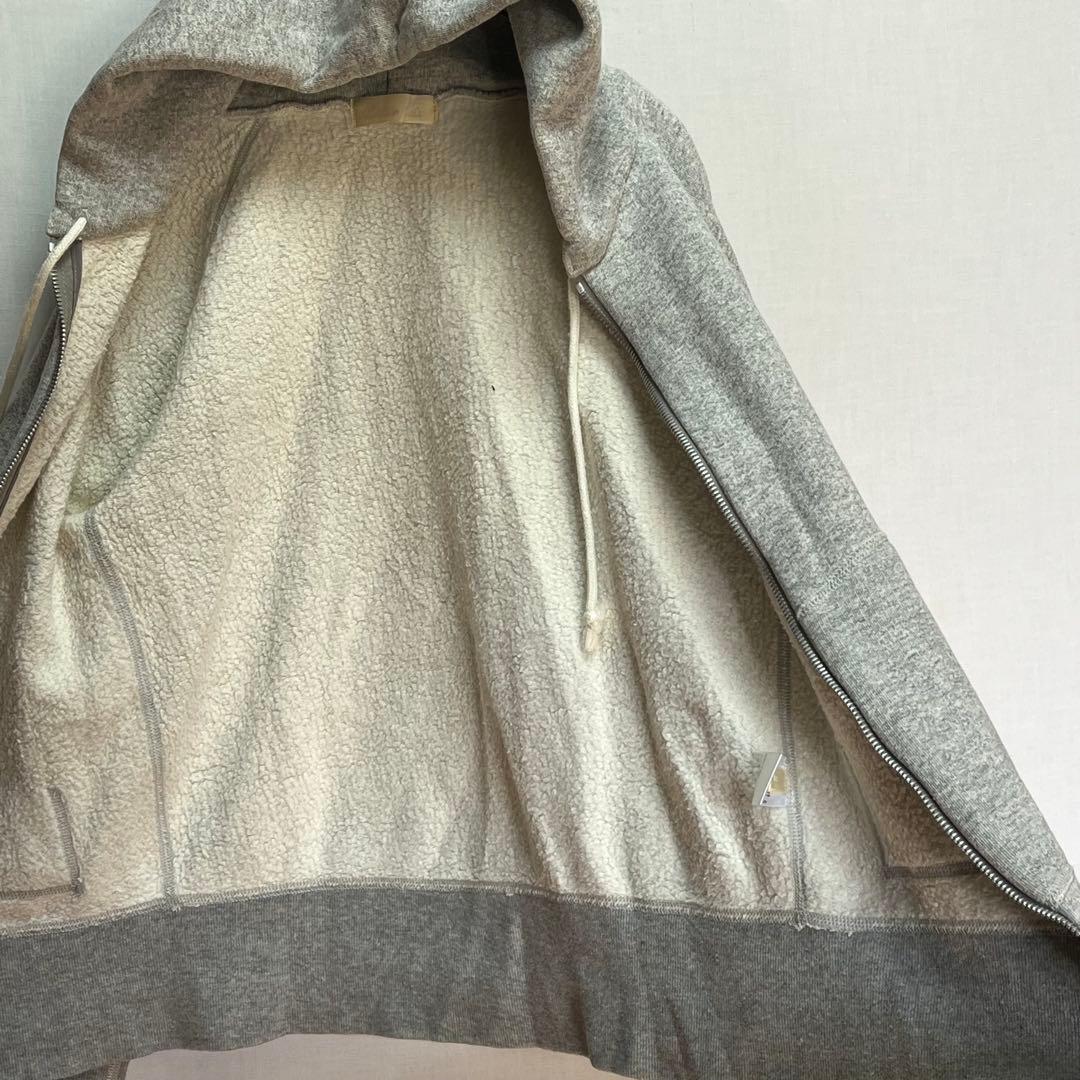 【Drawer】 ツリウラケジップアップパーカー フード カジュアル