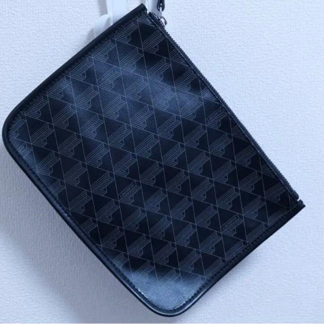 【未使用】LACOSTE トートバッグ 黒 A4収納 通勤通学