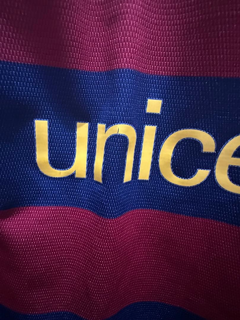 【メッシ#10】 バルセロナ ユニフォーム 選手仕様 15/16 Sサイズ