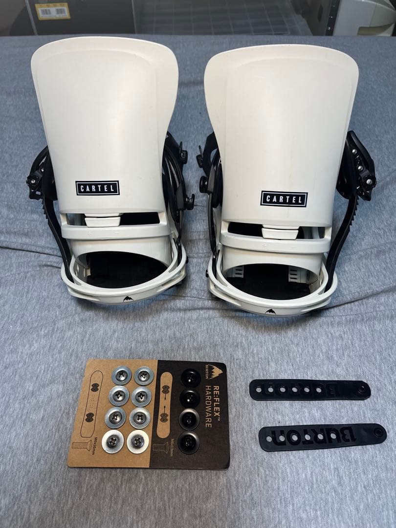 CARTEL スノーボードビンディング ホワイト