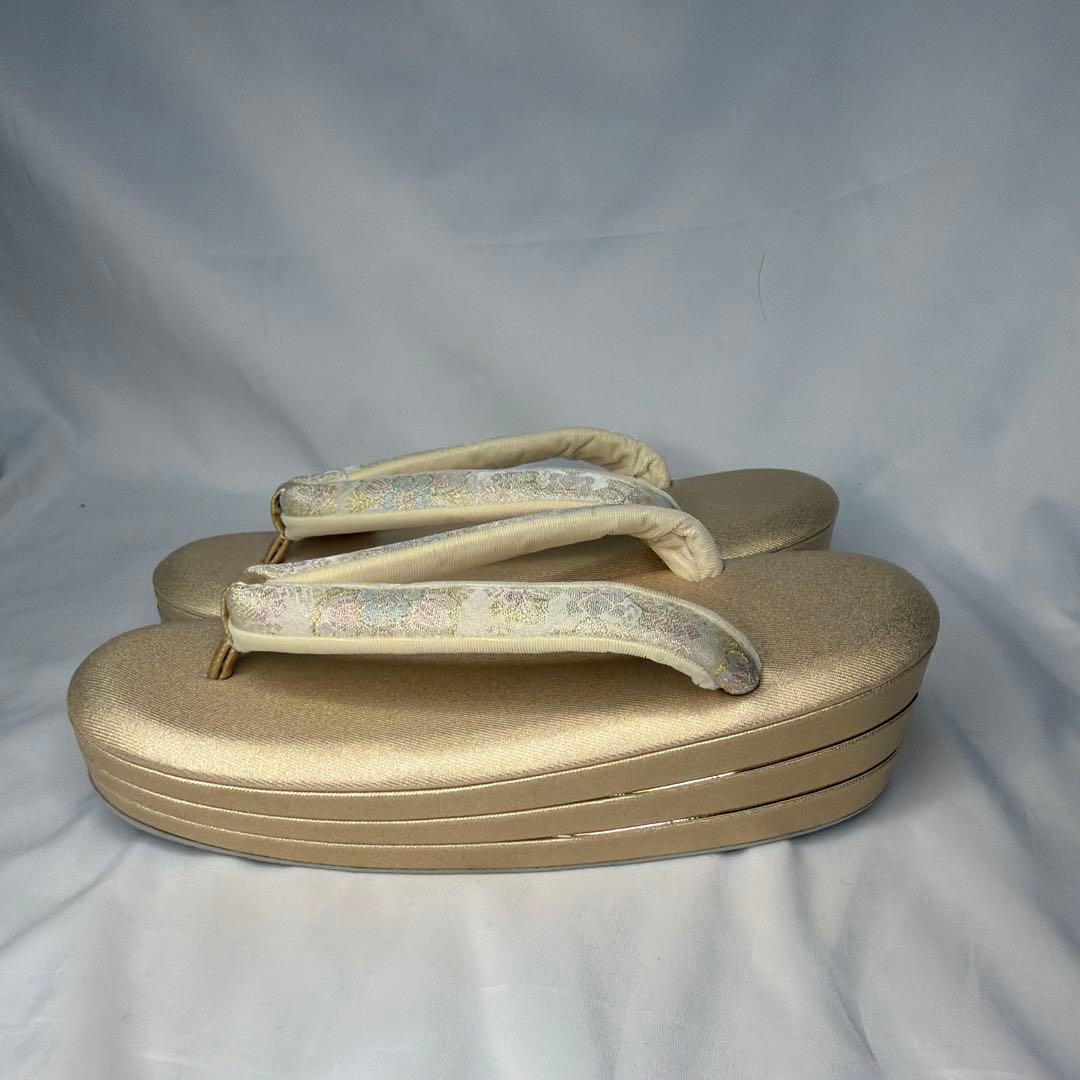 新品訳あり　フォーマル系　ゴールド　草履　バッグ　セット　L 入学式など