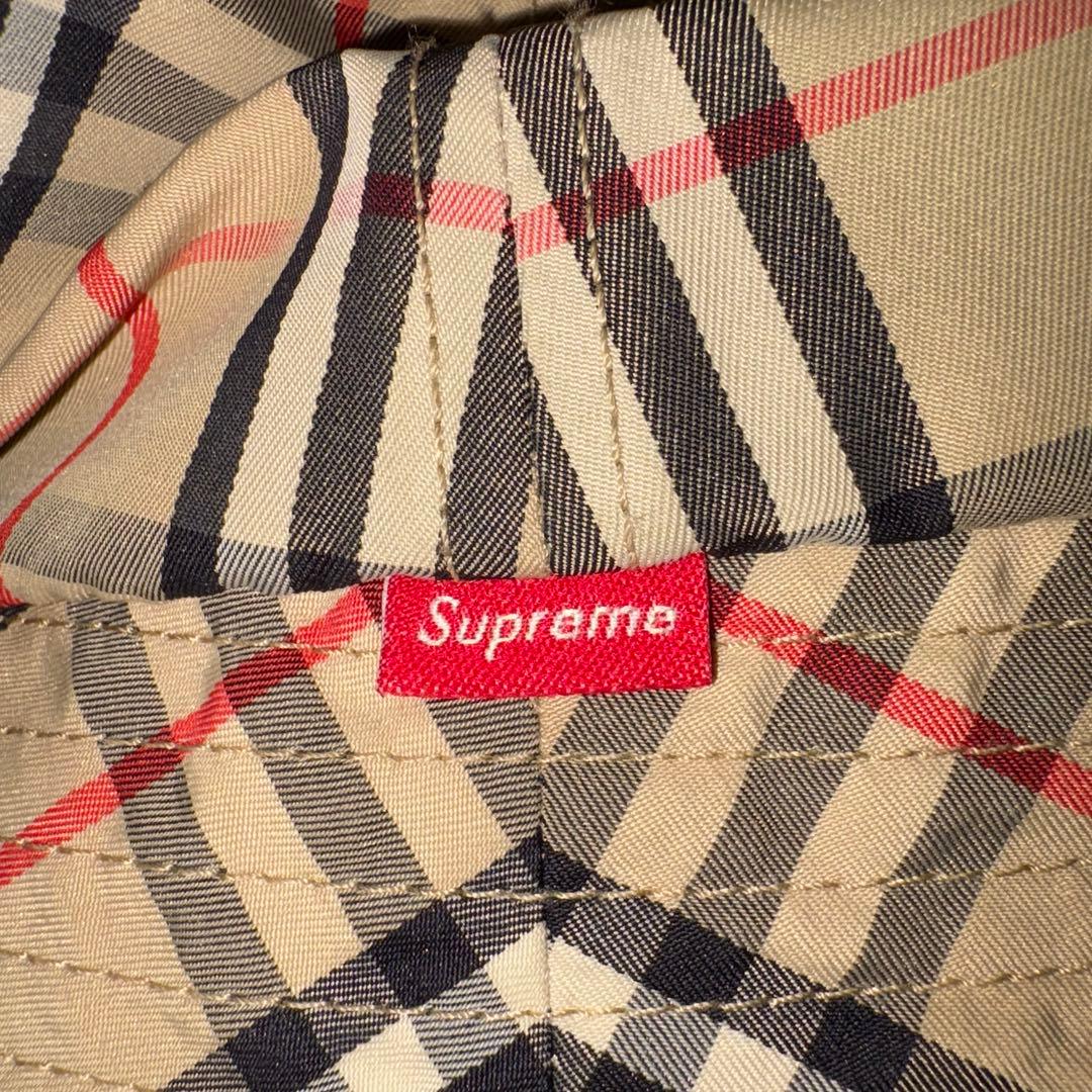 Supreme Burberry バケットハット M/L