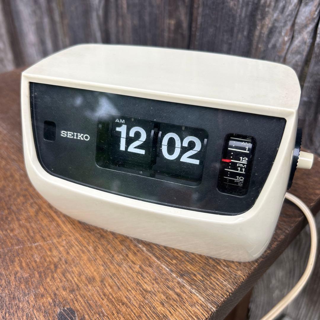 箱入 セイコー SDA-504C パタパタ時計 デジタルアラームクロック レトロ