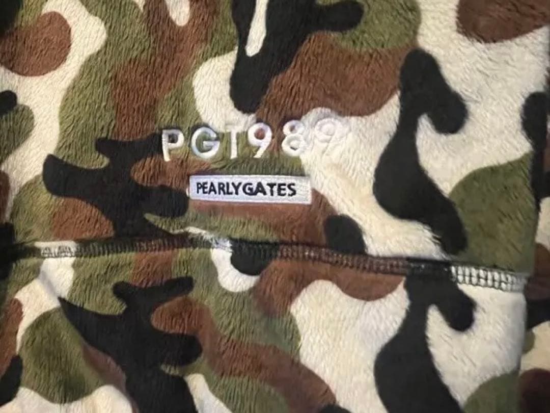 PEARLY GATES ネイビー イエロー ジャケットと迷彩柄のスエットセット