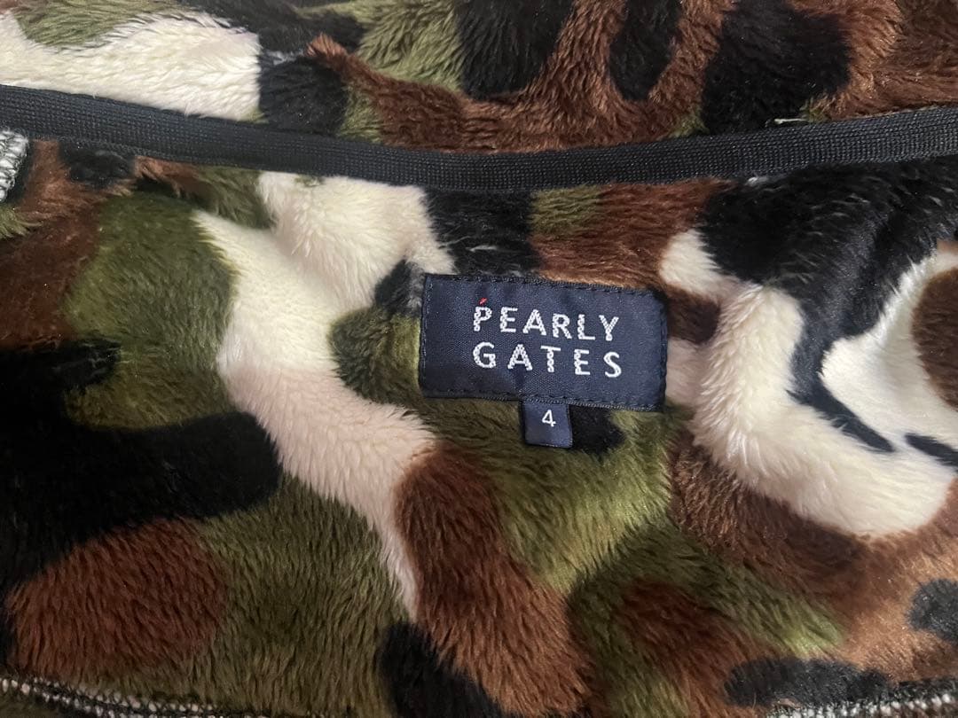 PEARLY GATES ネイビー イエロー ジャケットと迷彩柄のスエットセット