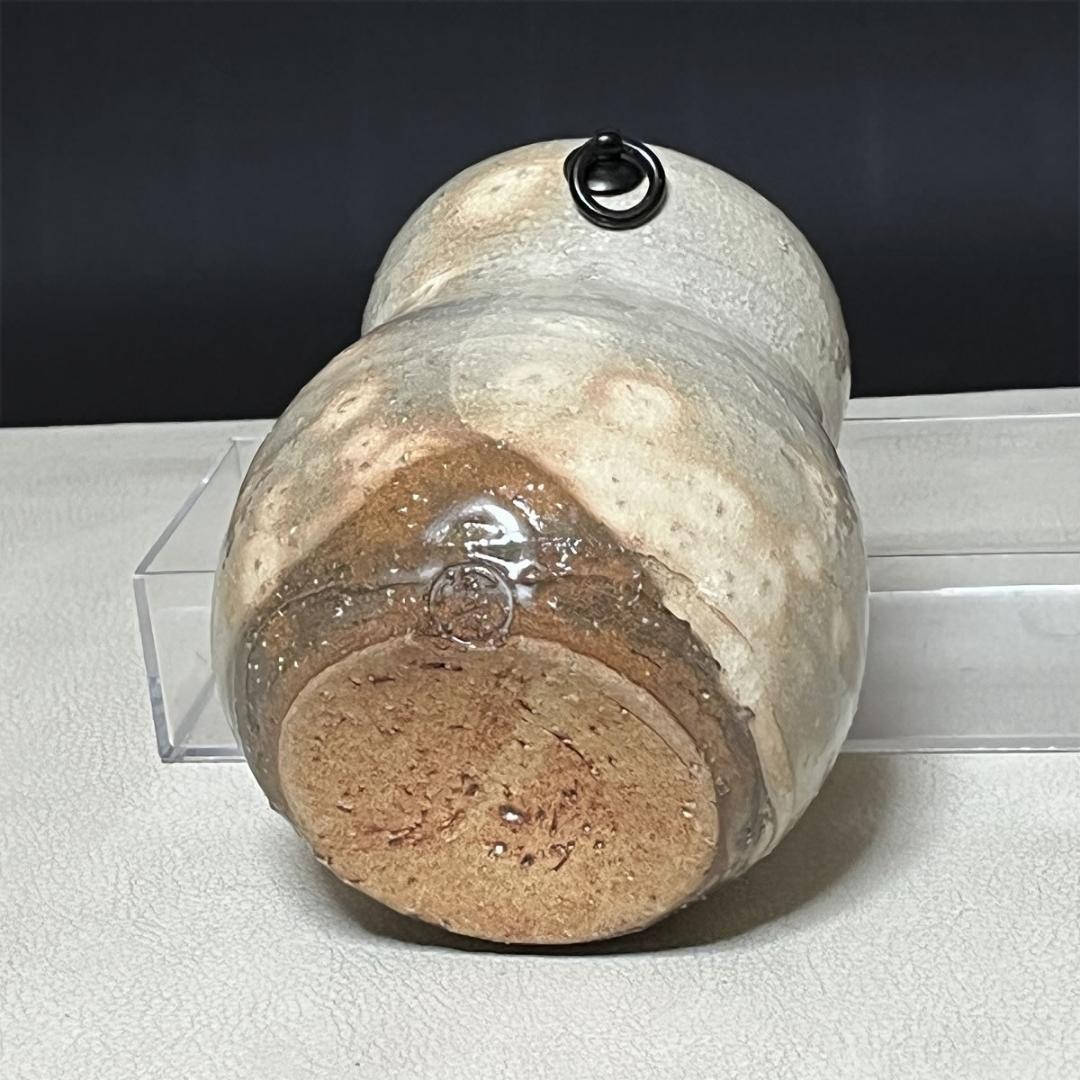 やっちゃん 十三代 田原陶兵衛 萩焼 掛花入 共箱 御本手 花入