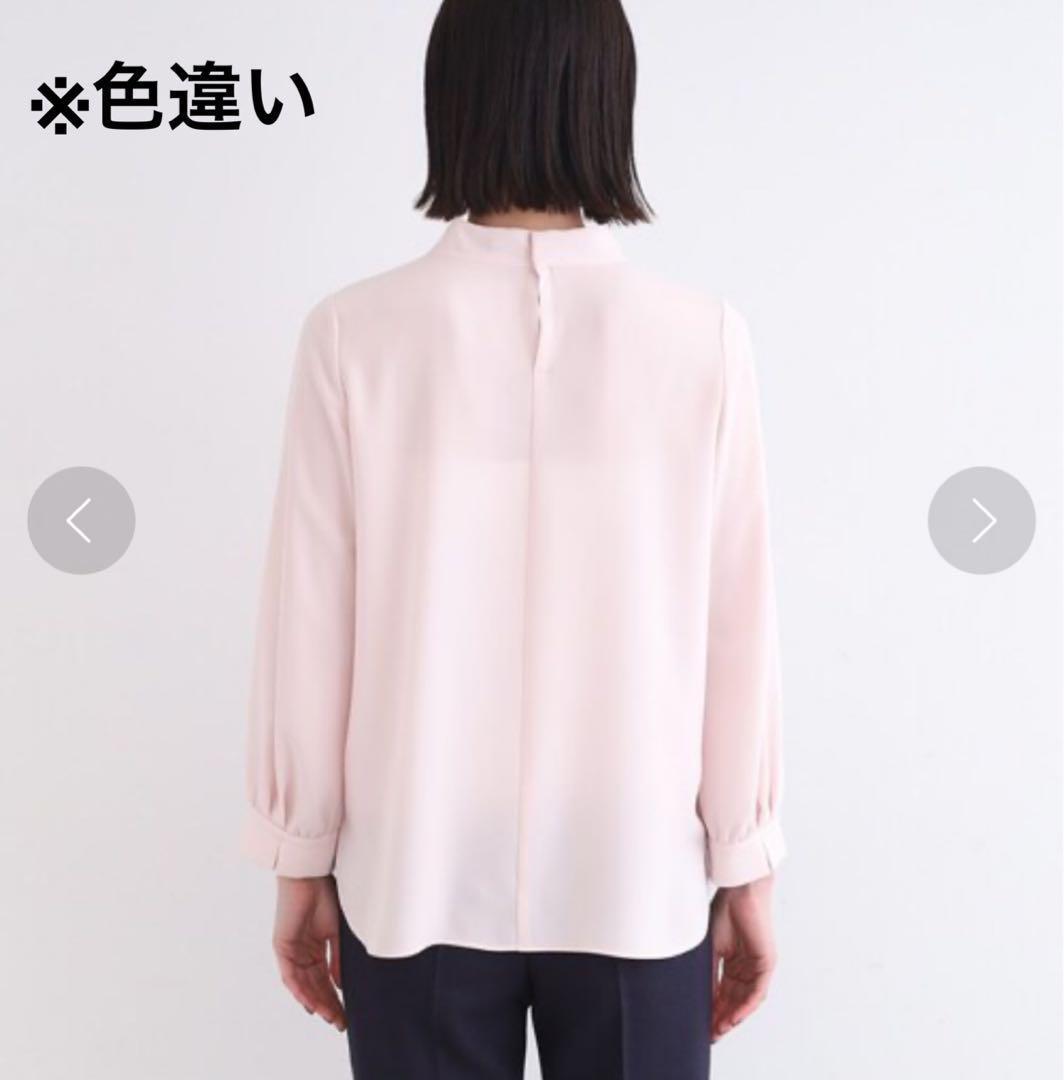 タグ付新品✨24SS完売 INDIVI ボウタイブラウス 白 大きいサイズ19号