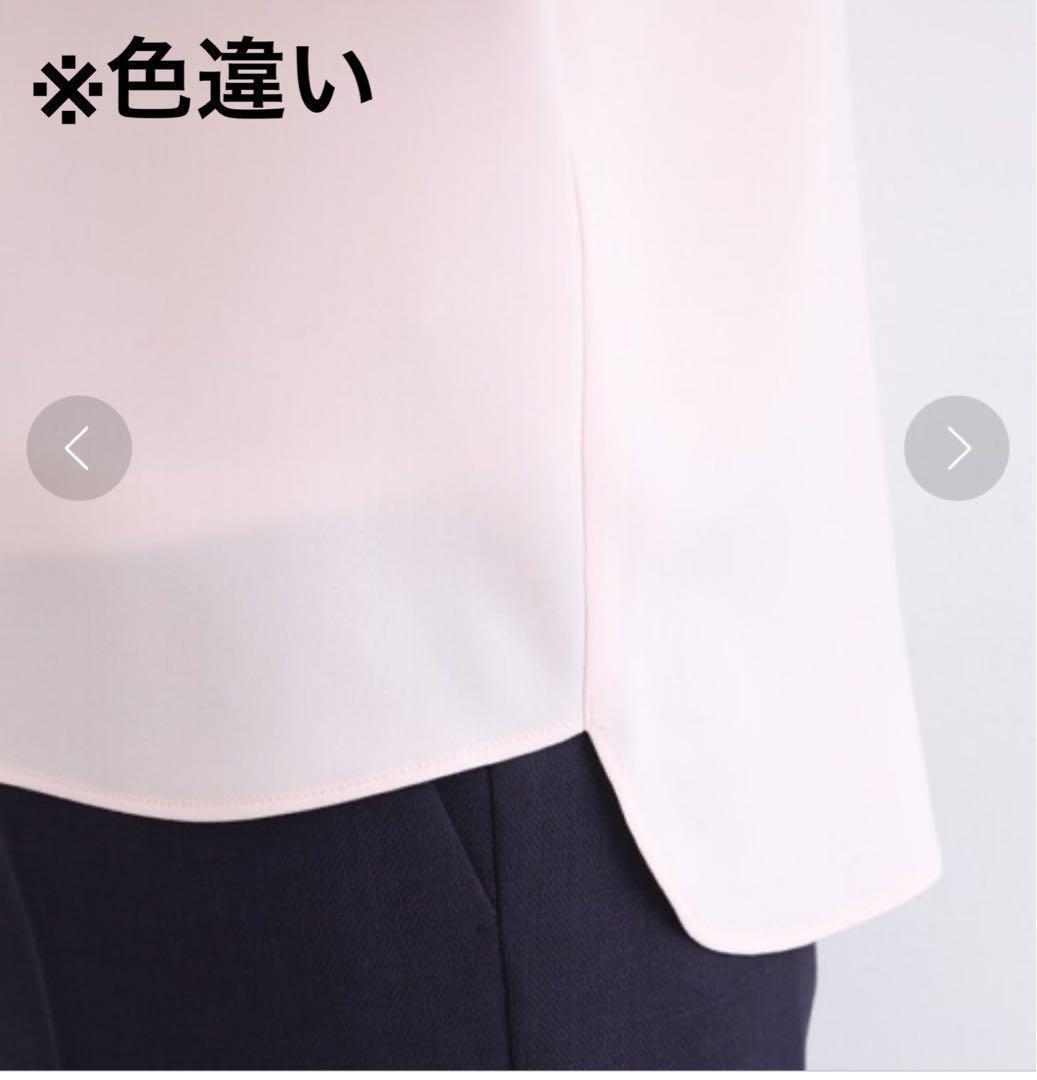 タグ付新品✨24SS完売 INDIVI ボウタイブラウス 白 大きいサイズ19号