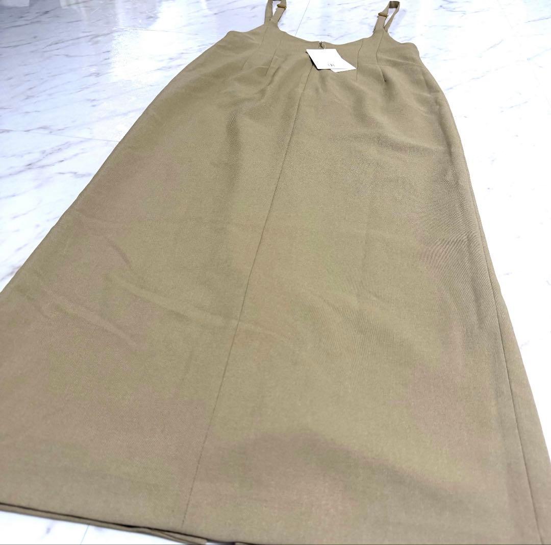 【新品タグ付き】完売品✨️ノーブル スラブオックスロングサロペ 美ライン