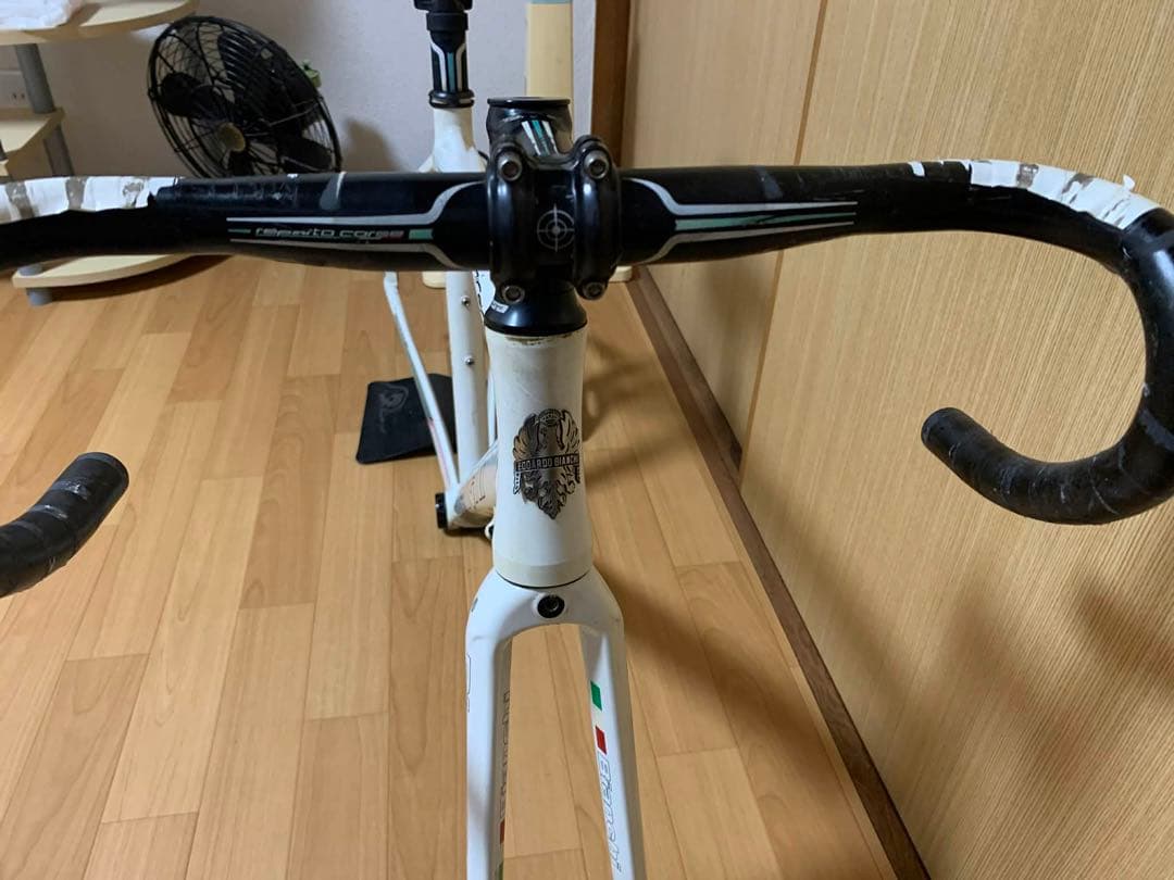 Bianchi ロードバイクフレーム Fizikサドル付き