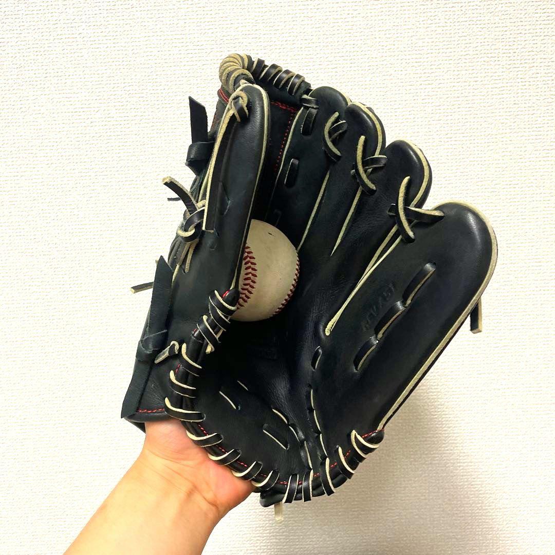 254 ダビドスポーツ 型抜群 極美品 即戦力 軟式 投手用グローブ