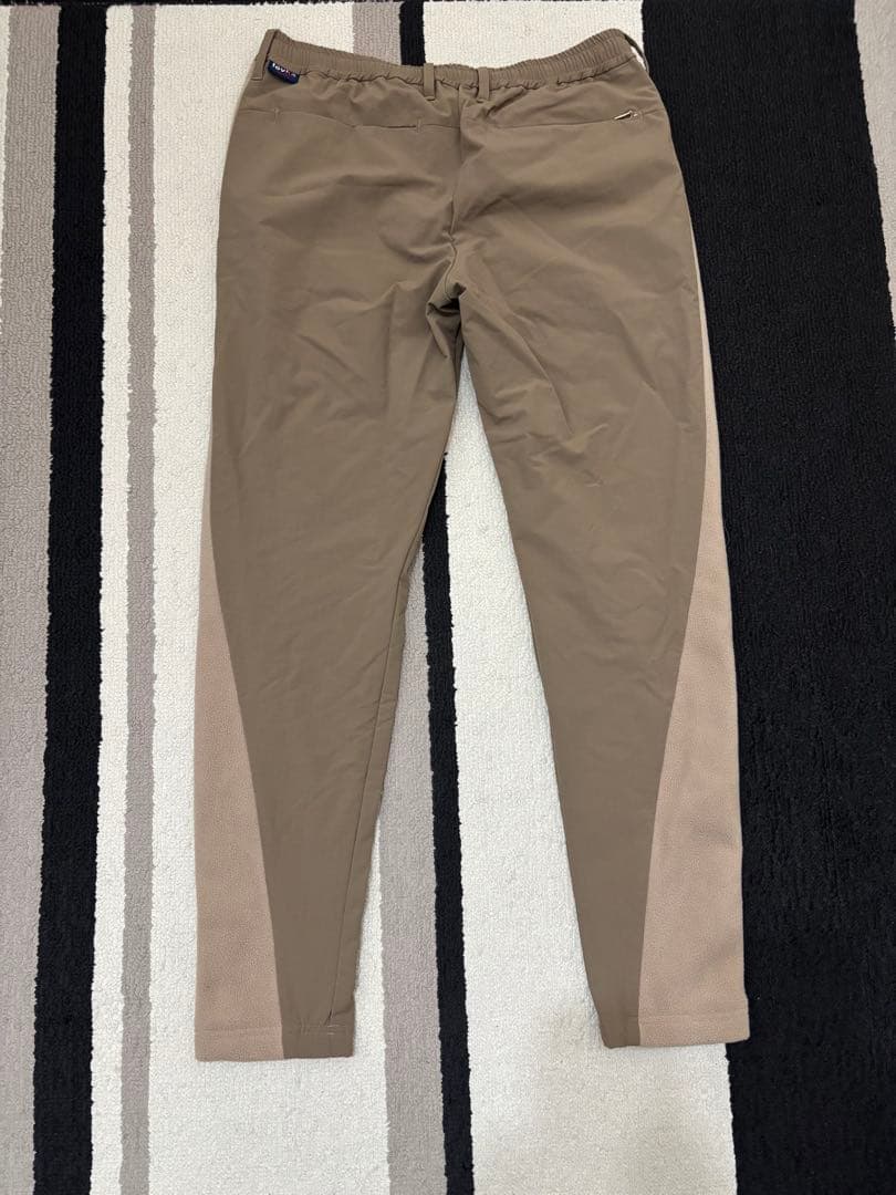 新品 トヴホ tovho メンズ ゴルフ バックフリースパンツ