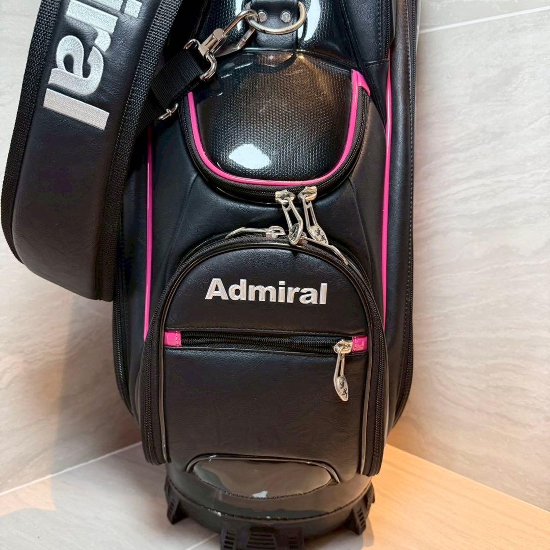 【美品】ADMIRAL アドミラル　キャディバッグ　9型