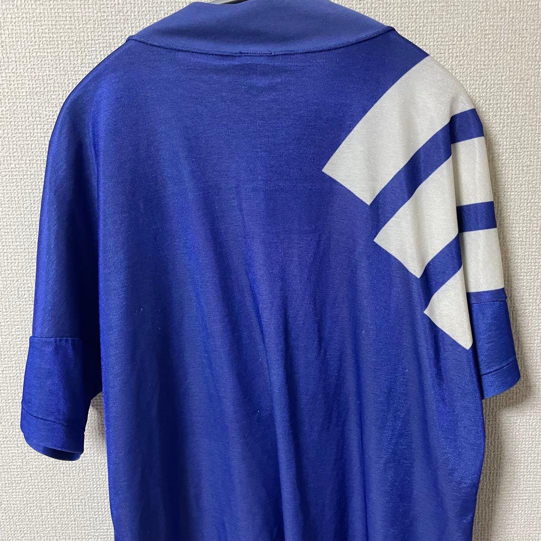 アディダス 日本大学 サッカーシャツ ユニフォーム デサント製 90年代 O