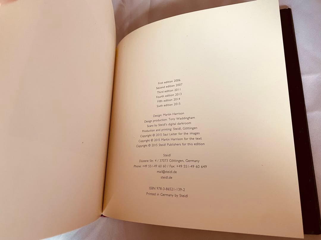 Saul Leiter ソールライターEarly Color 写真集2015年版