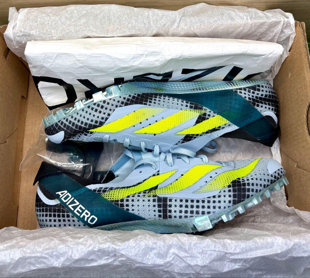 アディダス アディゼロ フィネス IE2769 短距離 スパイク 23.5cm