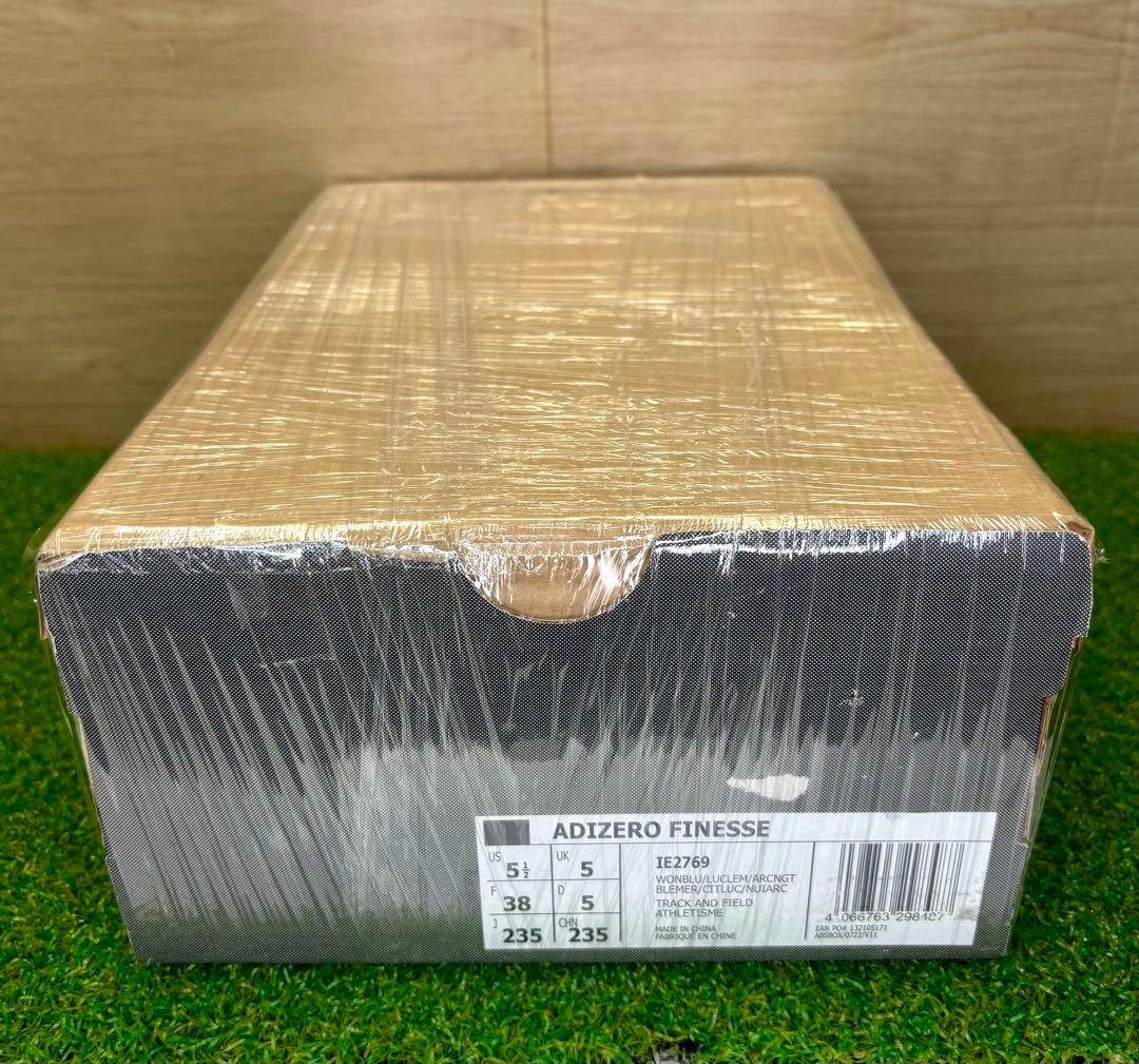 アディダス アディゼロ フィネス IE2769 短距離 スパイク 23.5cm