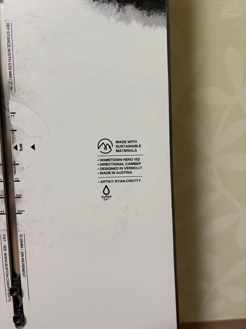 burton town Hero 152cmスノーボード