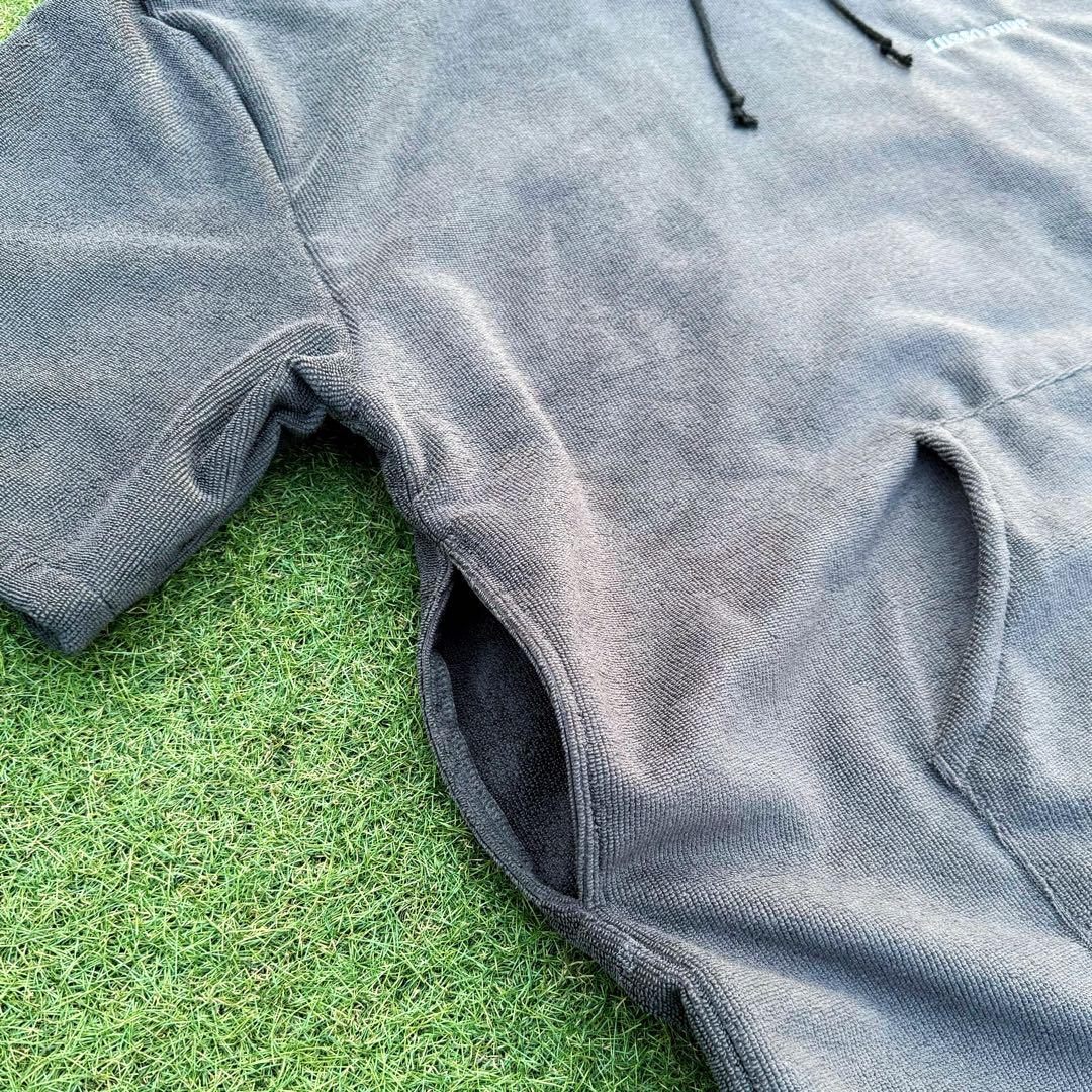 秋のサーフィンに便利　LUSSO SURF お着替えポンチョ　グレー⭐︎送料込み