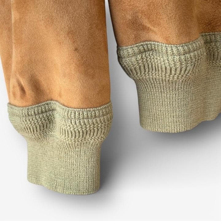 BELFE 本革スエード バルスタージャケット ヴァルスタリーノ 茶 イタリア製